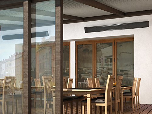1500W Terrassen-Heizkörper, Infrarotheizung für Außen, beheizt 38-75m³
