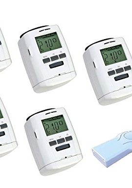 Komforthaus COMET Heizungsregler, 5er Set incl. PROGmatic Blue USB Bluetooth Adapter, Made in Germany!